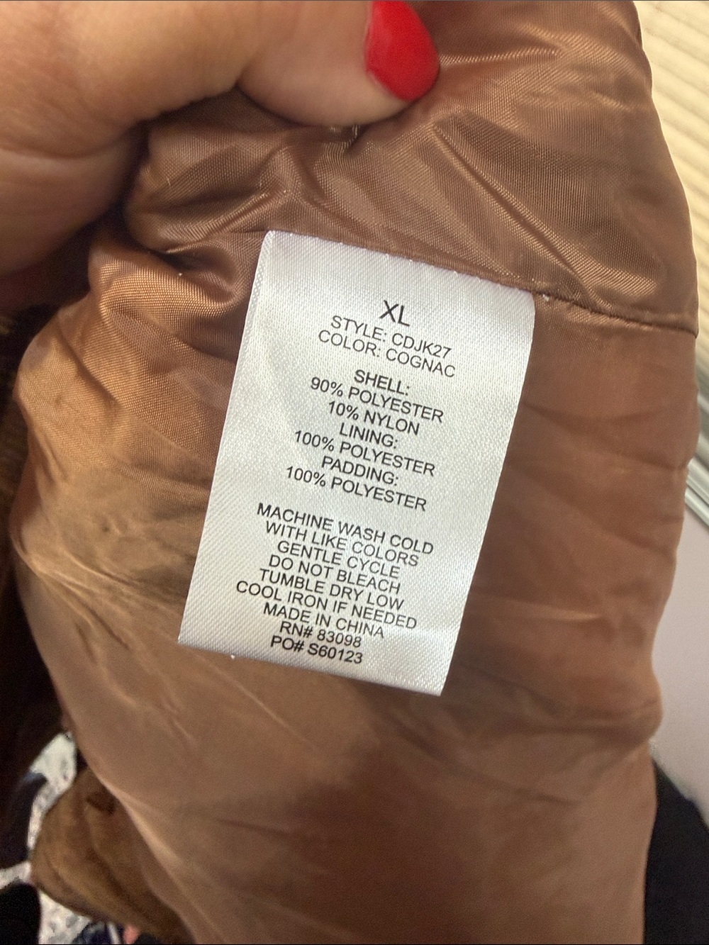 Ci Sono Corduroy Puffer size XL - Picture 4 of 6